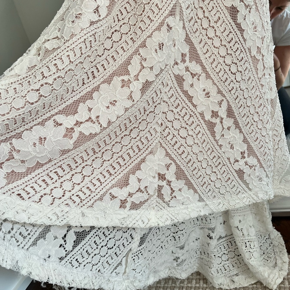 Lulus Lace Maxi Bridal Dress - Picture 2 of 8